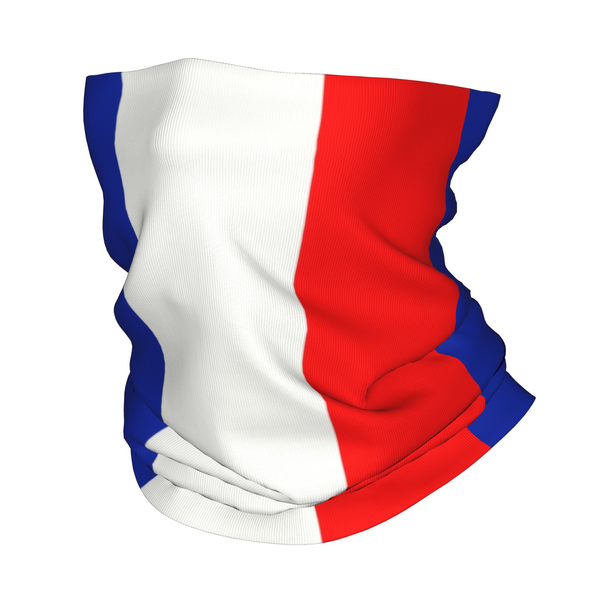 Neck Gaiter Fleece - Бандана с французским флагом, Франция, зимняя