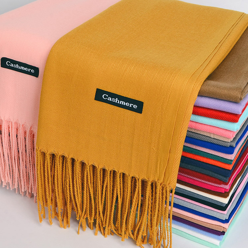 Cashmere Pashmina Wrap - Многоцелевой шарф из искусственного кашемира, матовый