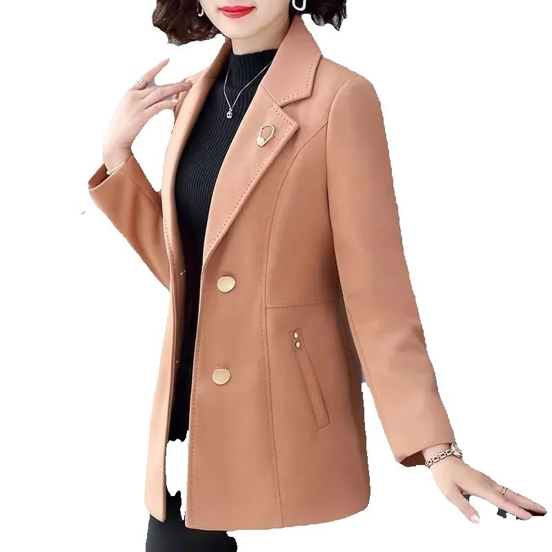 Wool Coat Peacoat - Осеннее пальто, короткое 40-летнее 50, женское