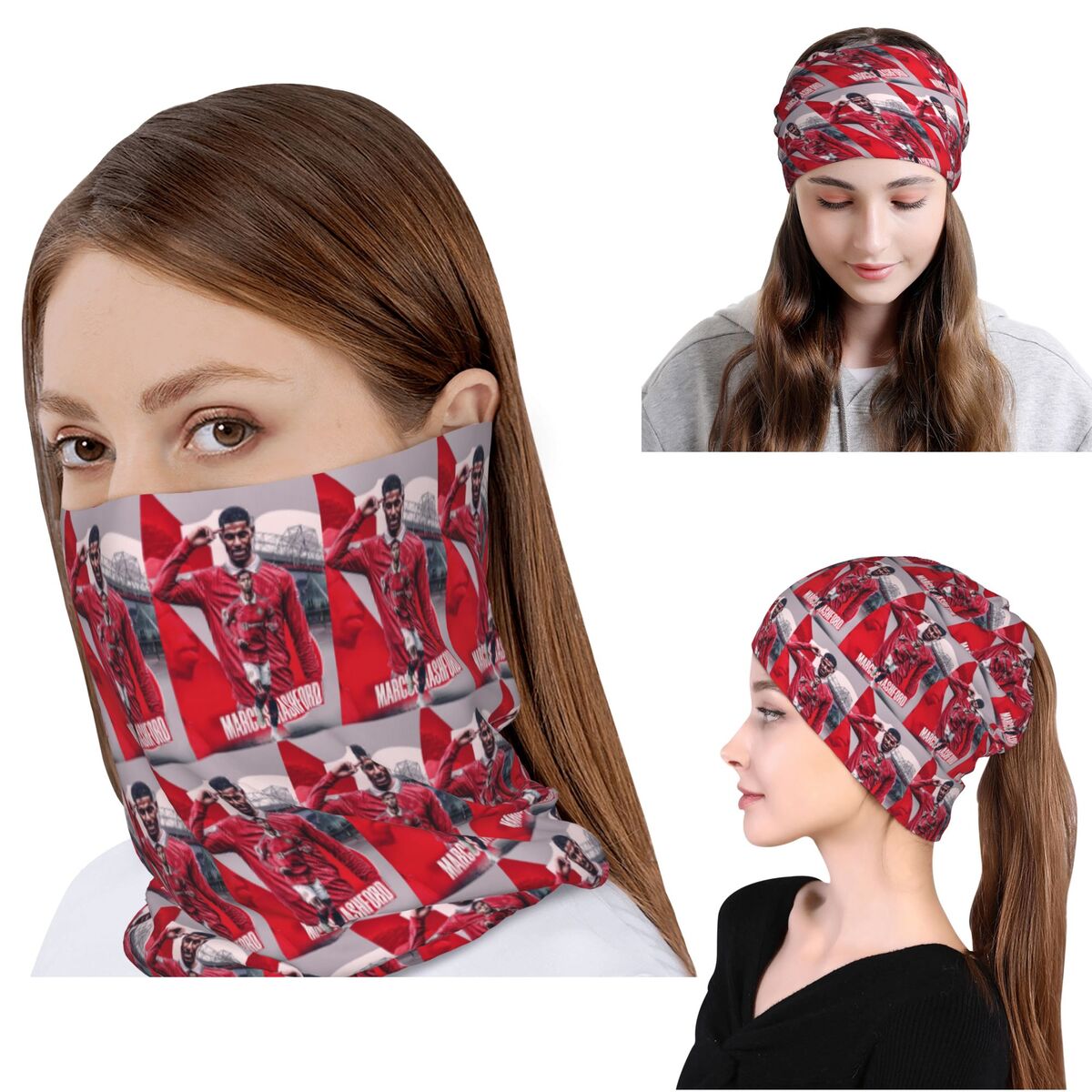 Knit Beanie Hat Warm - Бандана-шарф Marcus Rashford New Goal Celebration,