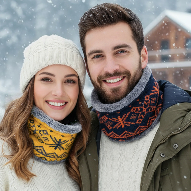 1-6 шт. Зимний вязаный шейный  – обзор и цена Neck Gaiter Fleece