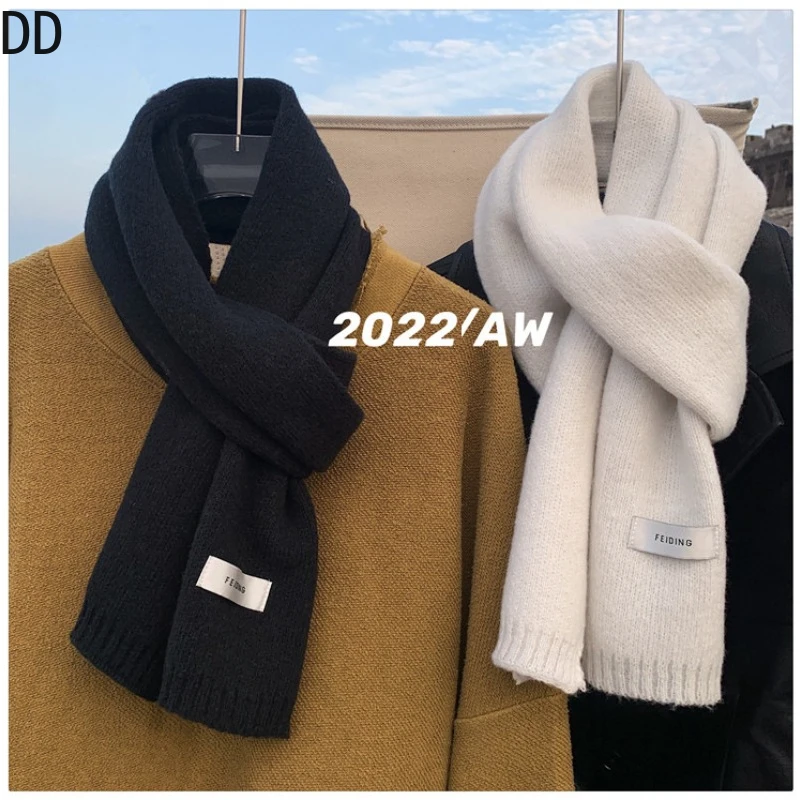 Простой шикарный однотонный мя – обзор и цена Wool Scarf Men