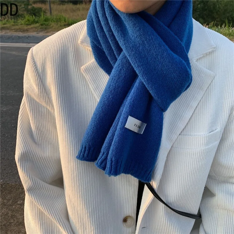 Простой шикарный однотонный мя – обзор и цена Wool Scarf Men