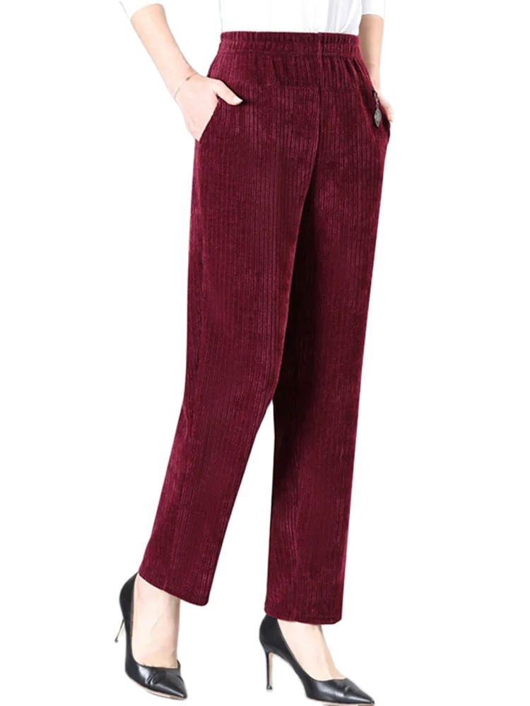 Вельветовые брюки большого раз – обзор и цена Corduroy Pant Warm