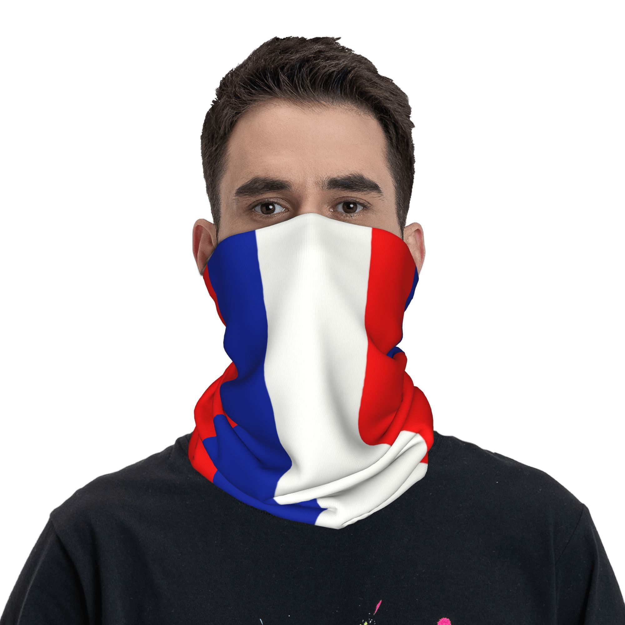 Бандана с французским флагом,  – обзор и цена Neck Gaiter Fleece