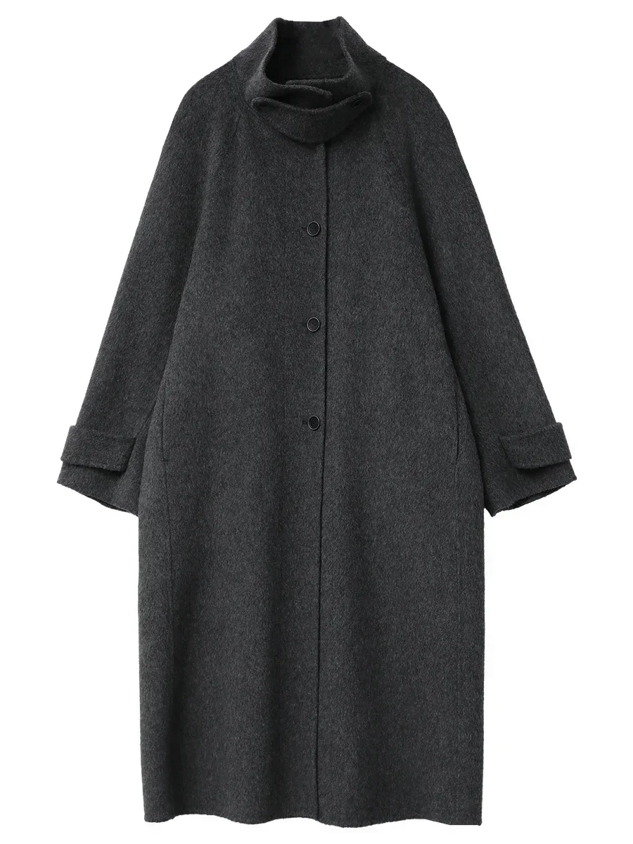 CHIC VEN корейское женское шер – обзор и цена Wool Coat Peacoat