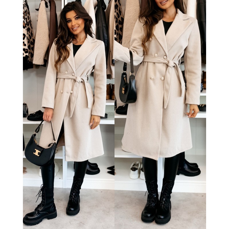 Женское шерстяное пальто, осен – обзор и цена Wool Coat Peacoat
