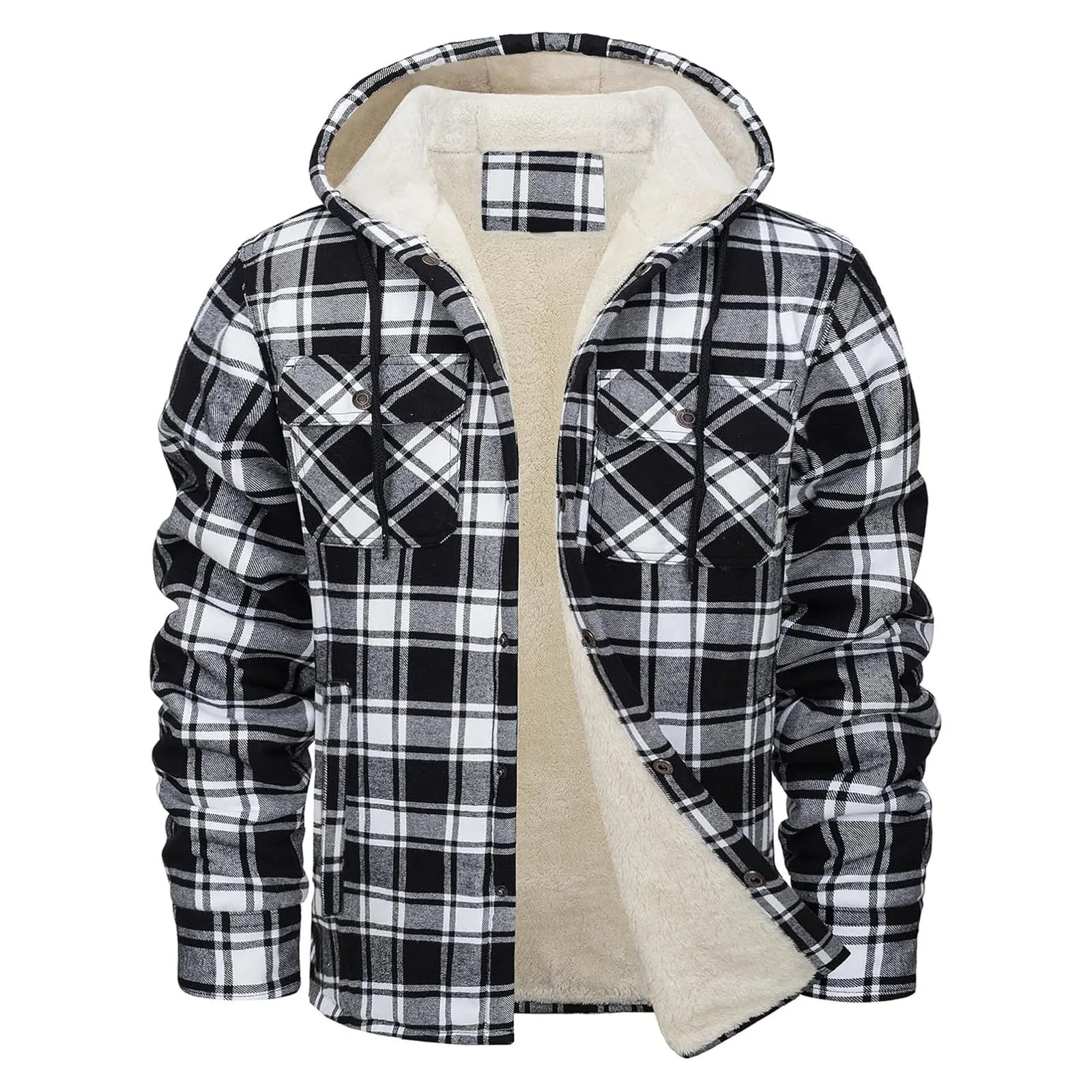 Толстая теплая фланелевая курт – обзор и цена Flannel Shirt Lined
