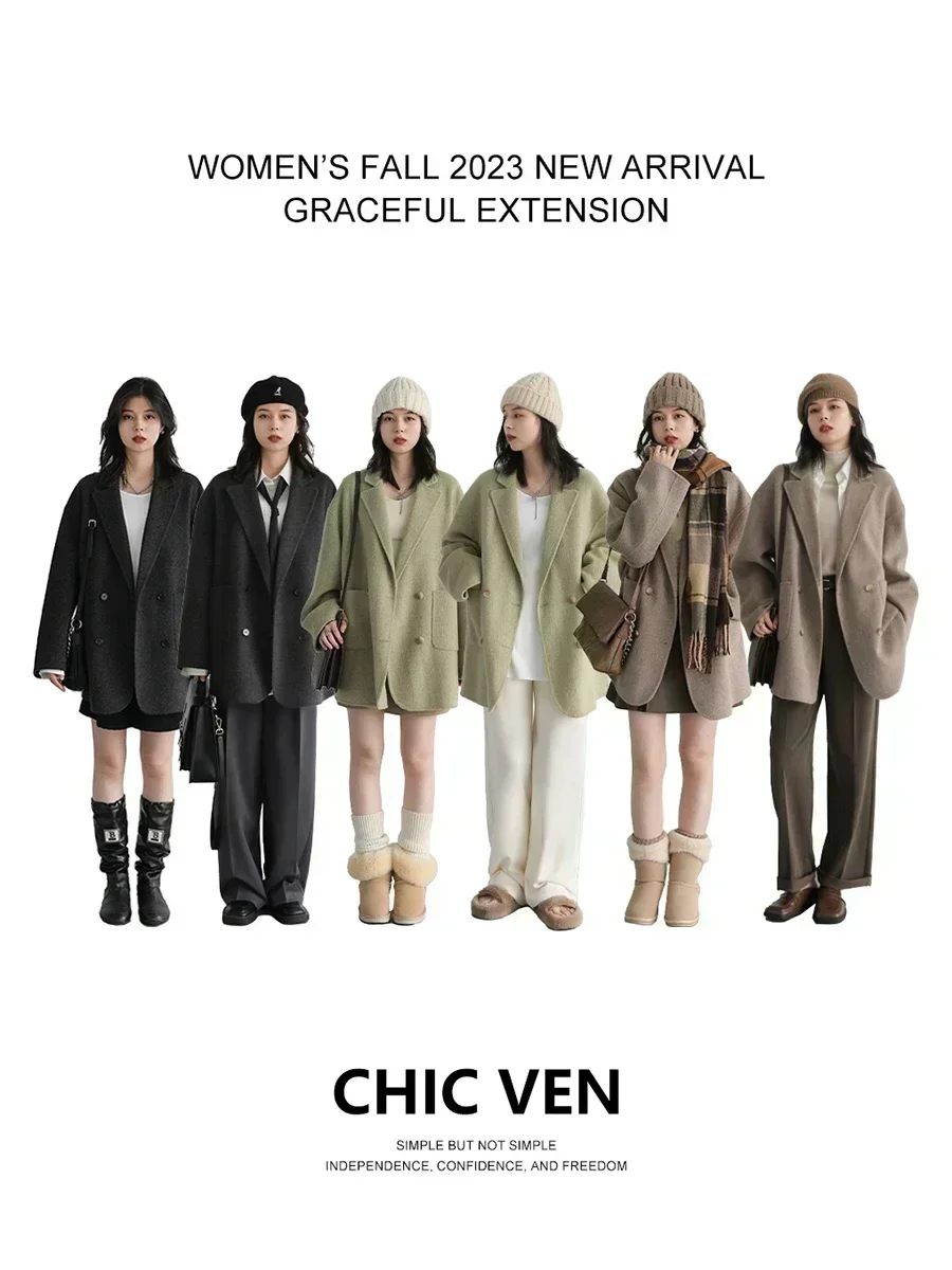 Женские шерстяные пальто CHIC  – обзор и цена Wool Coat Peacoat