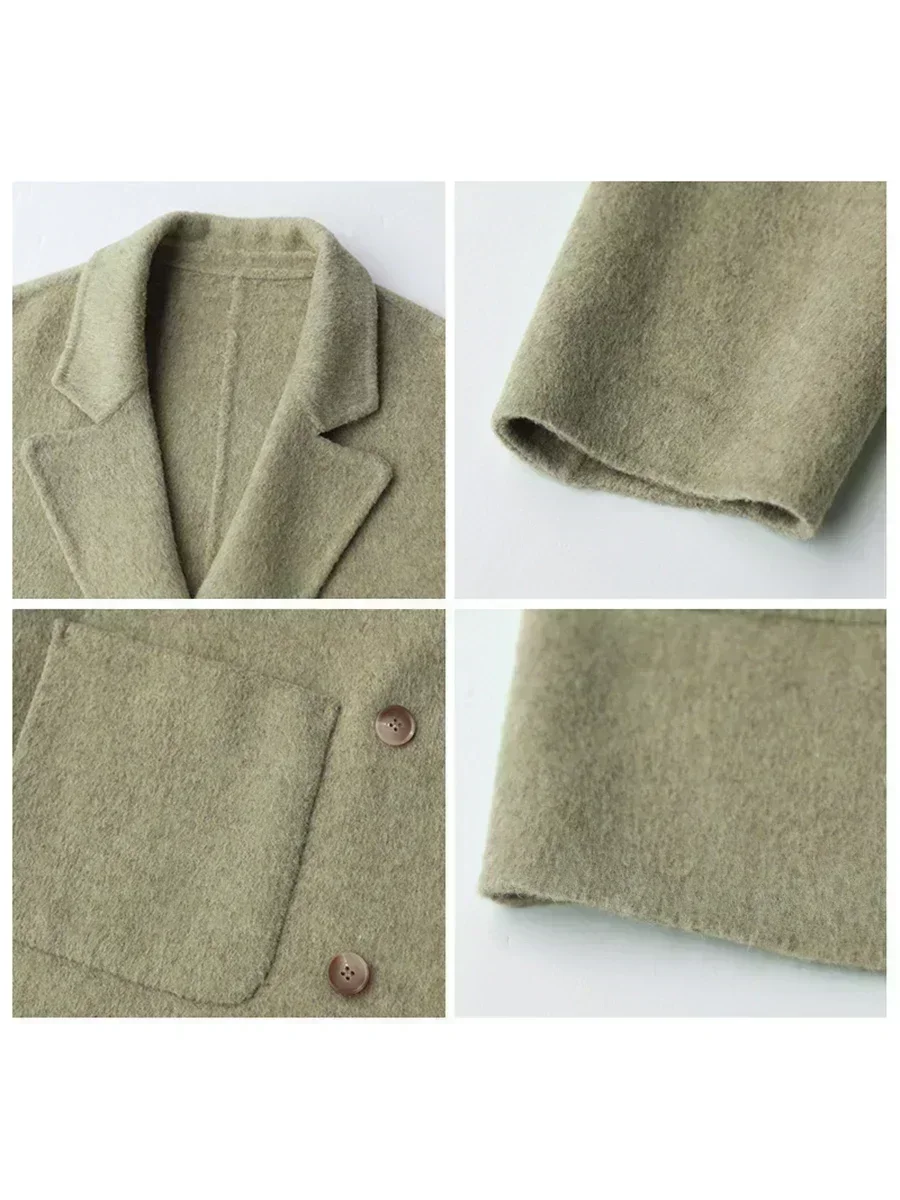 Женские шерстяные пальто CHIC  – обзор и цена Wool Coat Peacoat