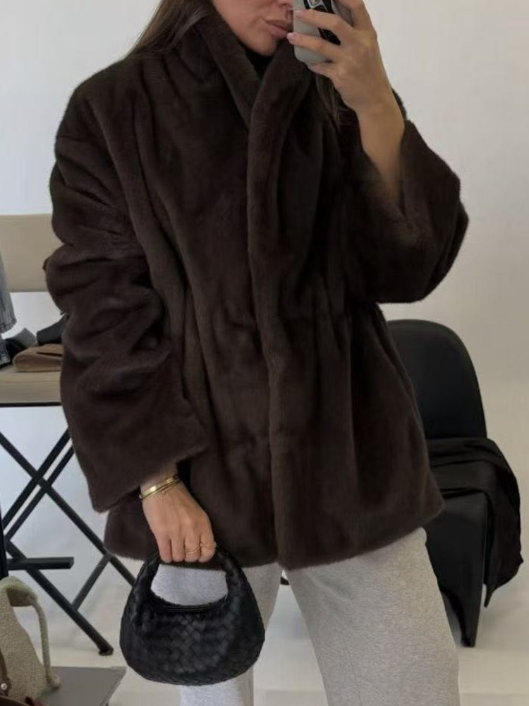 DFDG женская осень-зима 2025 п – обзор и цена Wool Coat Peacoat