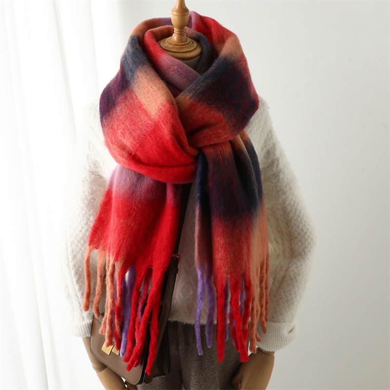 Новый осенне-зимний шарф в кле – обзор и цена Wool Scarf Men