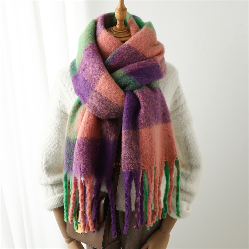 Новый осенне-зимний шарф в кле – обзор и цена Wool Scarf Men
